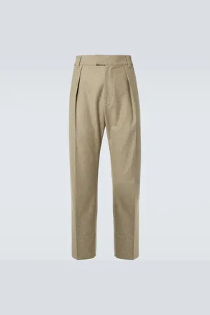 Loro Piana Reinga wool and cashmere straight pants