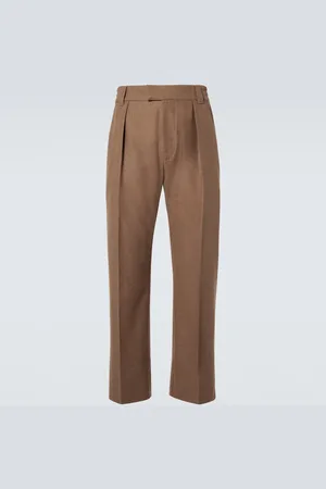 Loro Piana Reinga wool and cashmere straight pants