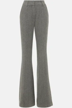 GABRIELA HEARST Rhein high-rise wool and cashmere flared pants