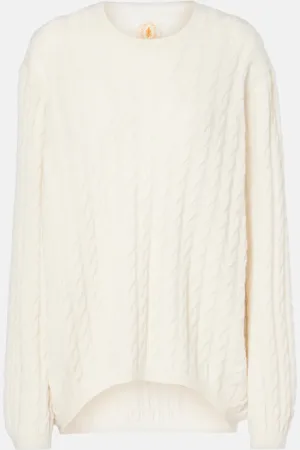 Jardin des Orangers Cable-knit wool and cashmere sweater