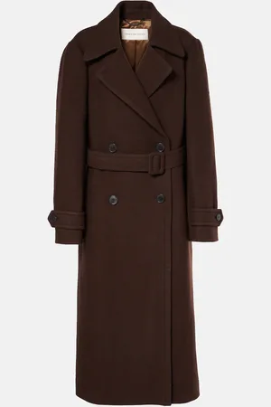 DRIES VAN NOTEN Belted wool coat