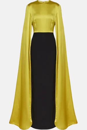 Solace Adley crÃªpe gown