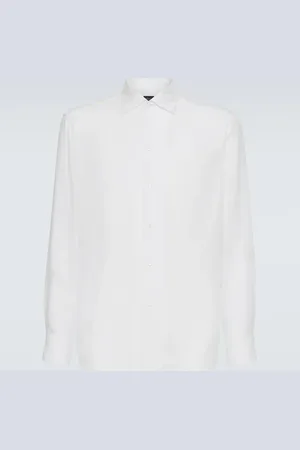BRIONI Cotton and cashmere shirt