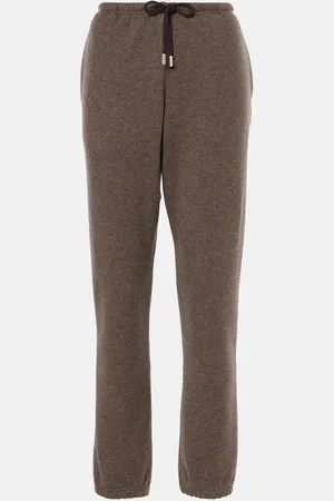 The Row Teo cashmere and cotton sweatpants