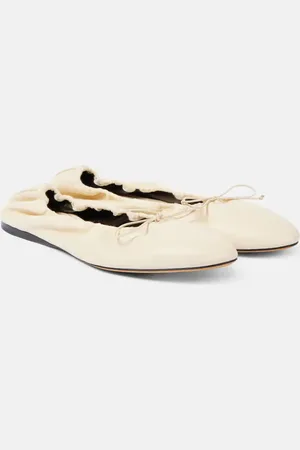The Row Awar leather ballet flats