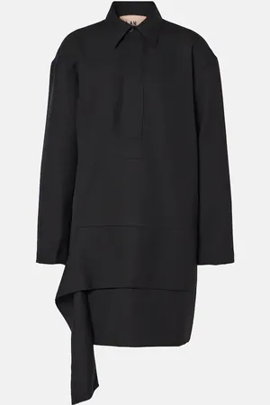 Plan C Wool-blend minidress