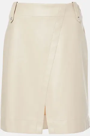 Max Mara Leisure Aere coated jersey miniskirt