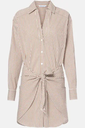 VERONICA BEARD Roanoke cotton-blend shirt dress