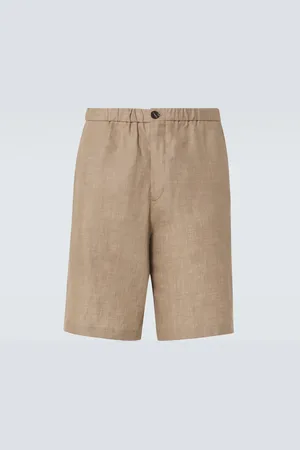 Loro Piana Emanuele linen Bermuda shorts