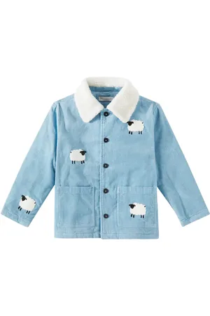 Stella McCartney Embroidered cotton corduroy jacket