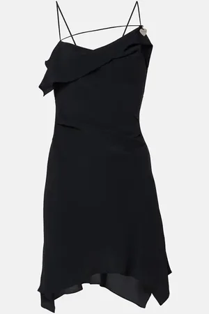 Acne Studios Draped asymmetric minidress