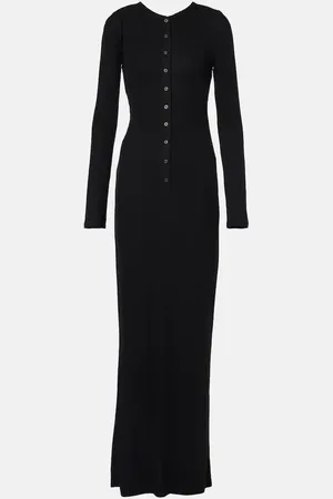 Acne Studios Etrixie ribbed-knit maxi dress