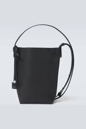 Loro Piana Bale leather phone pouch