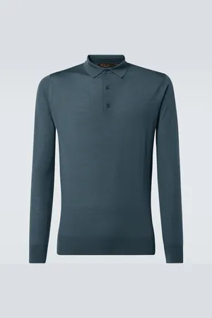 Loro Piana Virgin wool polo sweater