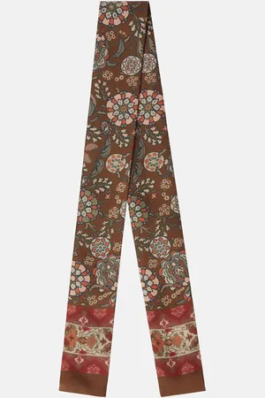 Loro Piana Printed silk twill scarf