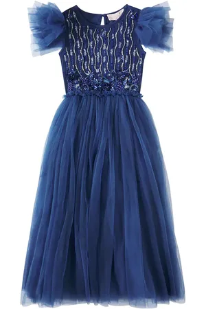 Tutu Du Monde Navy Wisteria jersey and tulle dress