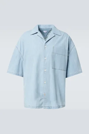 Bottega Veneta Denim bowling shirt