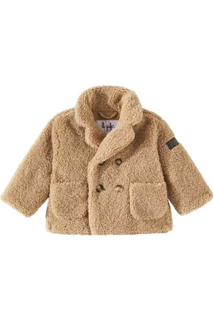Il gufo Baby faux fur coat