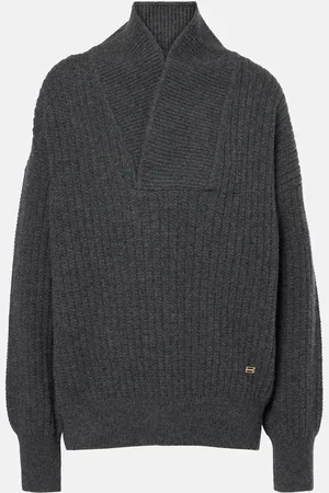 Victoria Beckham Ribbed-knit wool sweater