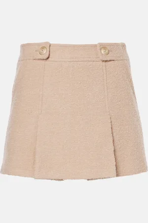Tom Ford Wool and silk-blend bouclÃ© miniskirt