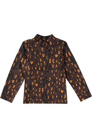 Mini Rodini Leopard cotton-blend T-shirt