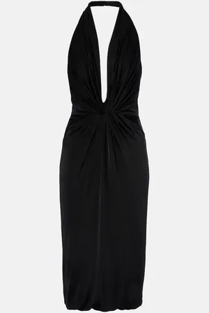 Tom Ford Gathered halterneck midi dress