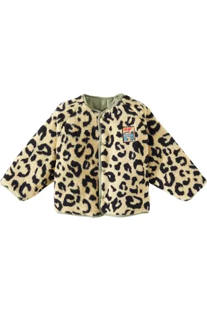 Jelly Mallow Reversible quilted leopard-print jacket