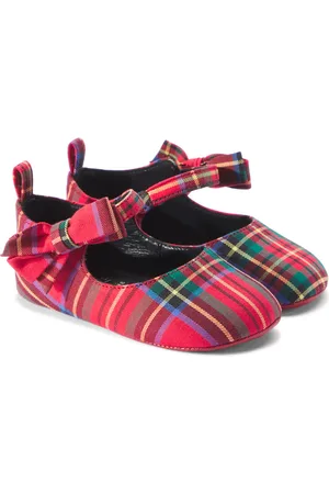 Christian Louboutin Baby Lou Babe checked Mary Jane flats