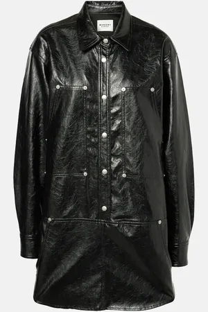 Marant Etoile Ayali faux leather minidress