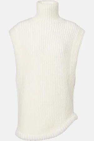 Victoria Beckham Ribbed-knit turtleneck sweater vest