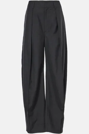 LEMAIRE Pleated twill wide-leg pants