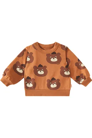 Tiny Cottons Baby Bears printed jersey sweatshirt