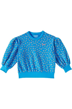 Tiny Cottons Daisies floral cotton terry sweatshirt