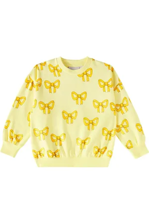 Mini Rodini Bow cotton jersey sweatshirt