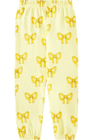 Mini Rodini Bow cotton jersey sweatpants