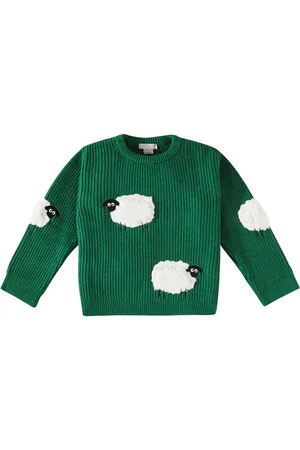 Stella McCartney Embroidered cotton and wool sweater