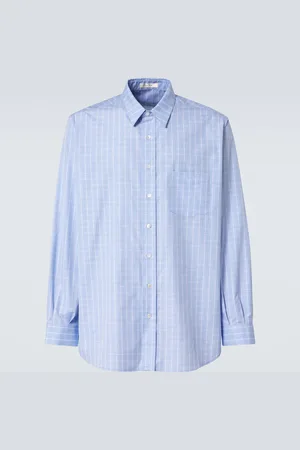 The Row Cardiff checked cotton shirt