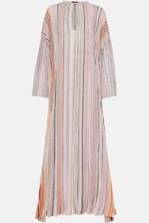 Missoni Striped lamÃ© kaftan