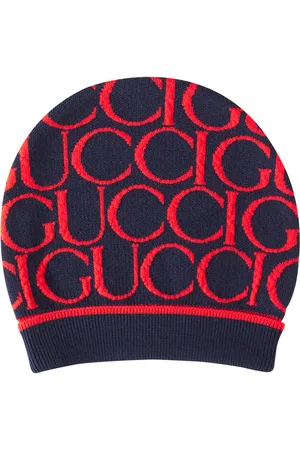 Gucci Logo wool jacquard beanie