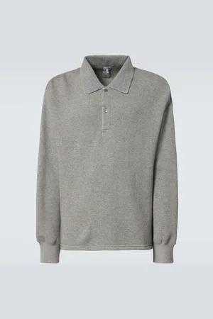 THE ELDER STATESMAN Scally cotton and alpaca-blend polo shirt