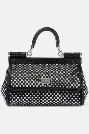Dolce & Gabbana Sicily Small embellished satin tote bag