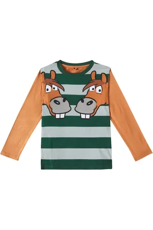 Stella McCartney Printed cotton jersey top