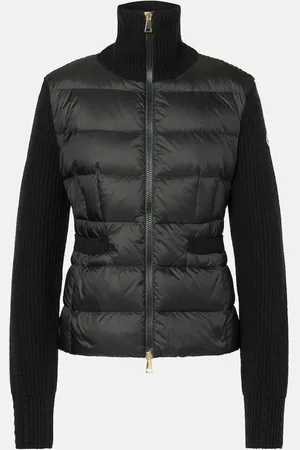 Moncler Down-paneled wool jacket