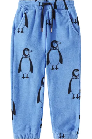 Mini Rodini Penguin fleece sweatpants