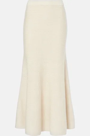 GABRIELA HEARST Manni knitted cashmere maxi skirt