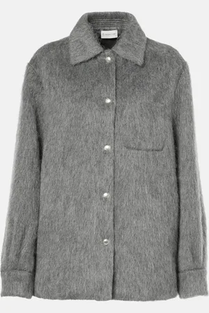 Moncler Wool and mohair-blend shirt