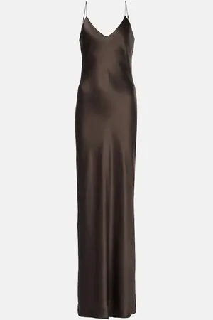 NILI LOTAN Cami silk charmeuse gown