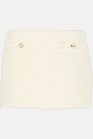 Gucci Wool-blend bouclÃ© miniskirt