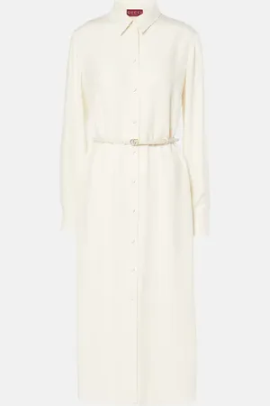 Gucci Belted shirt dress