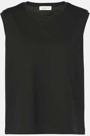 Victoria Beckham Cotton jersey tank top